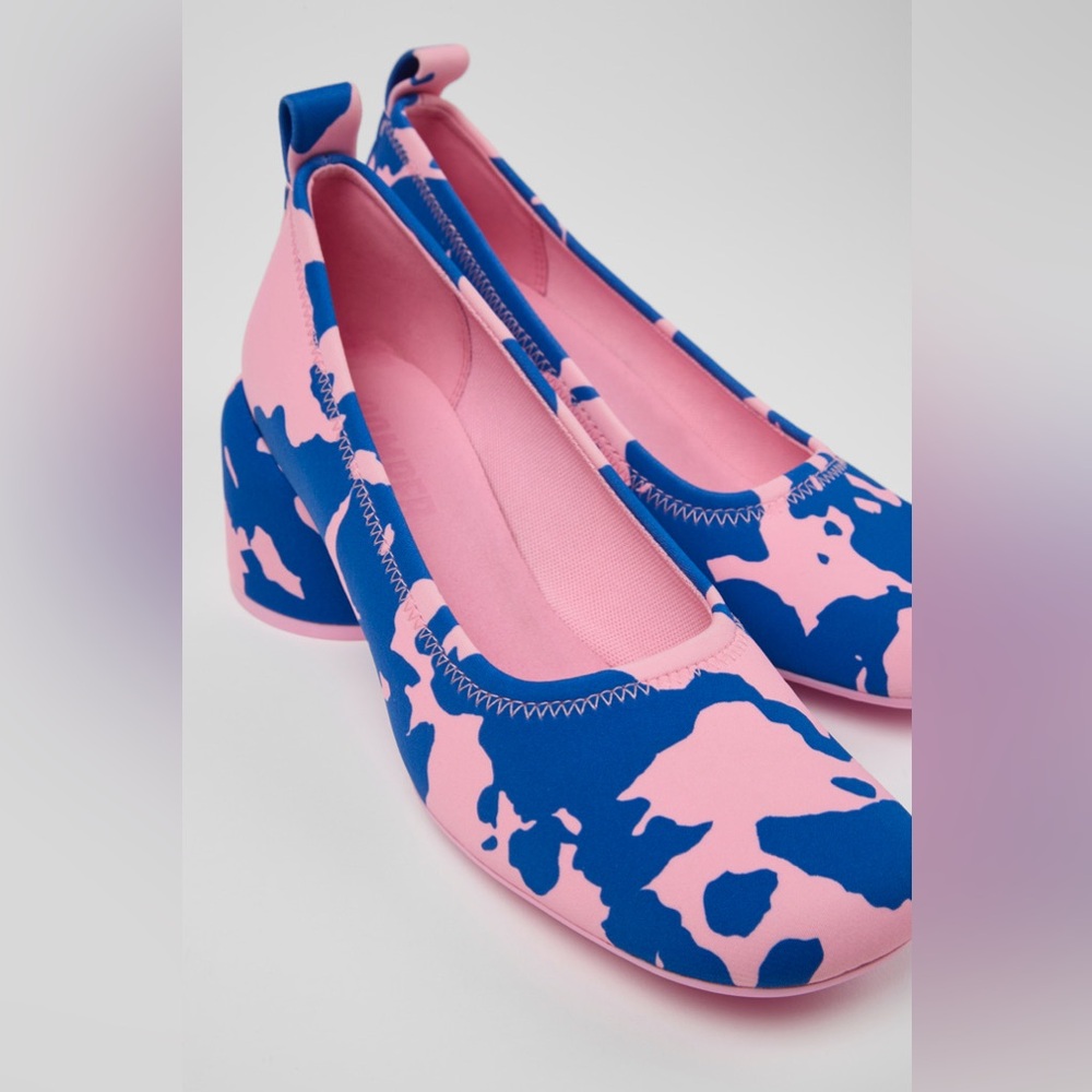 Camper Niki Pink/Blue Pumps